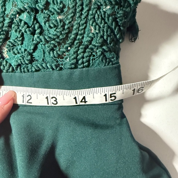 Romeo & Juliet Emerald Couture Green Sleeveless Dress Size L - Picture 9 of 9